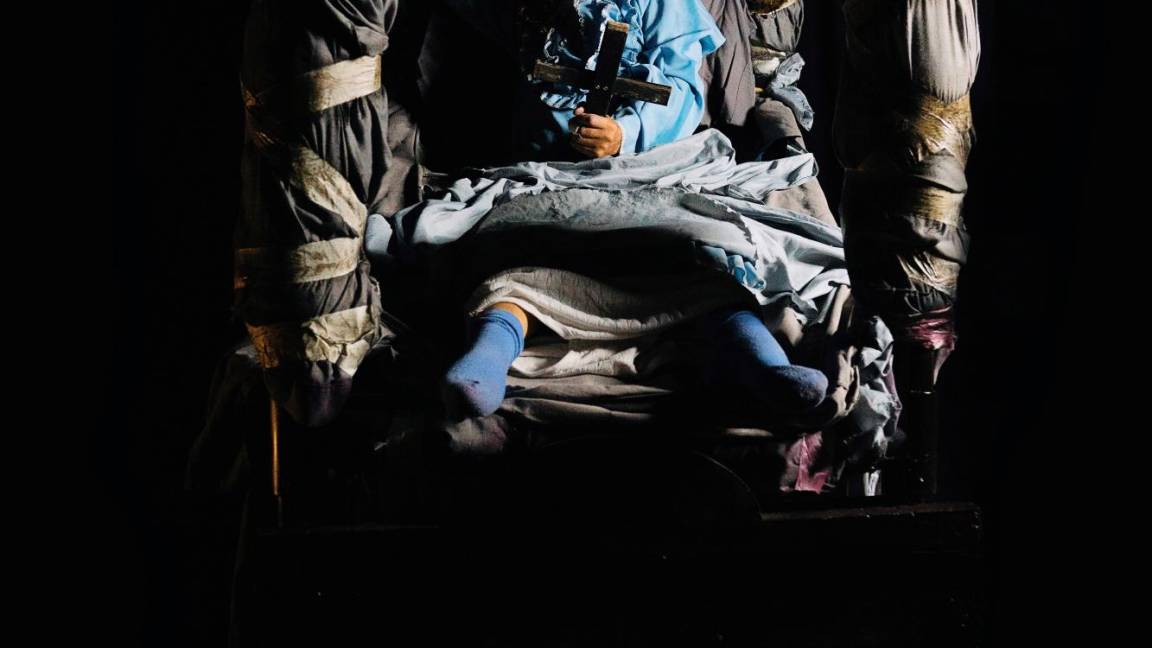$!Una imagen de El Transformimo con la niña del filme El exorcista. EFE/Amaia Osuna