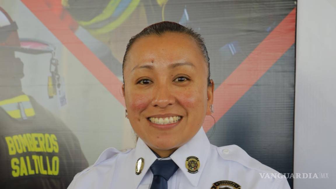 Capitana de Saltillo Gisela Fuentes; 18 años de disciplina y orden