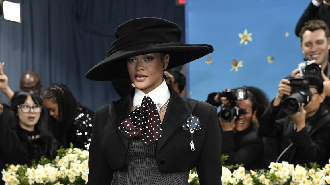 ¿O sea que no hay nueva música? Confirma Rihanna tercer embarazo de A$AP Rocky desde la Met Gala