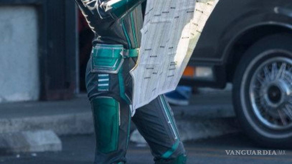 $!¡Revelan las primeras fotos de Brie Larson con el traje de Captain Marvel!