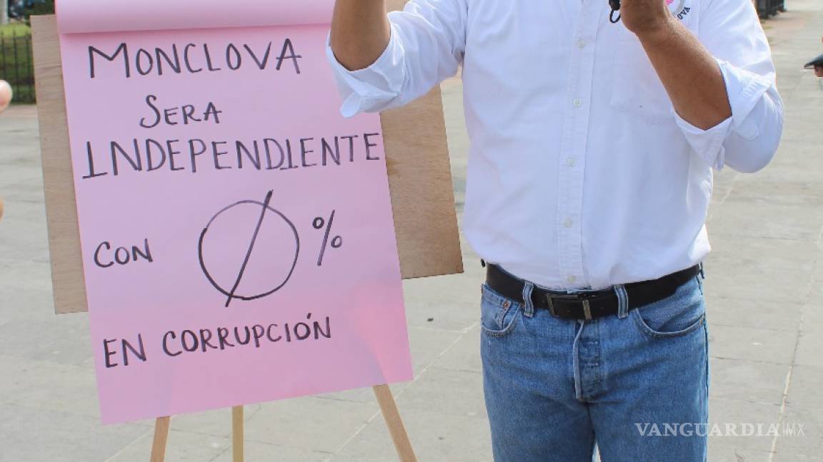 Candidato independiente de Monclova reta a sus adversarios a presentar sus ingresos y bienes patrimoniales