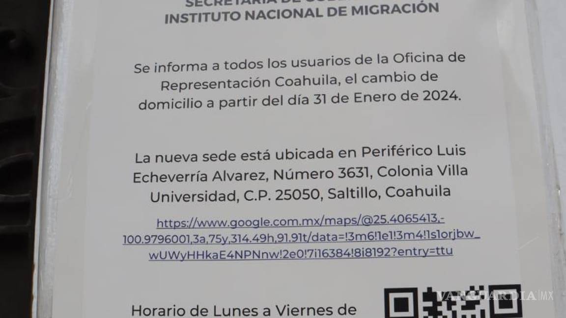 $!Dirección incorrecta en Maps para la nueva sede del INM en Saltillo.
