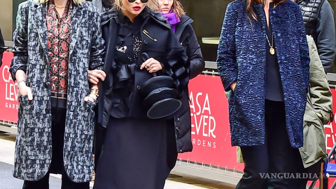 $!Rihanna, Cate Blanchett y Helena Bonham Carter en el set de ‘Ocean’s 8’