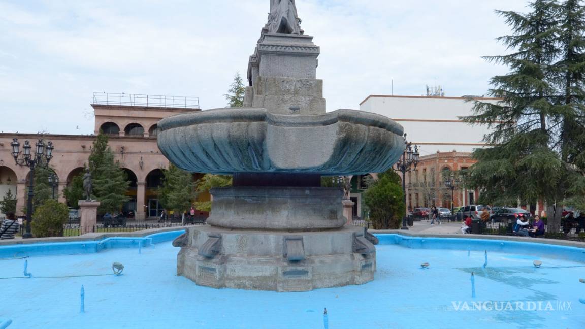 $!Palomas no tienen agua que beber porque fuentes públicas de Saltillo no funcionan