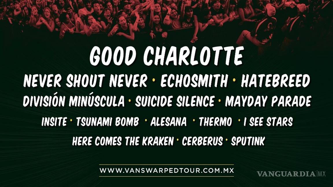 $!Good Charlotte encabezará Warped Tour MX en Toluca