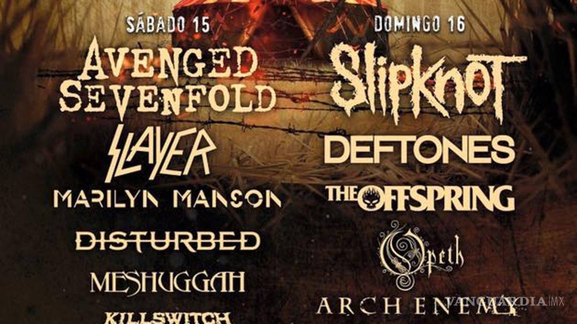 $!Slipknot, Marilyn Manson, Slayer y más en el Knotfest 2016