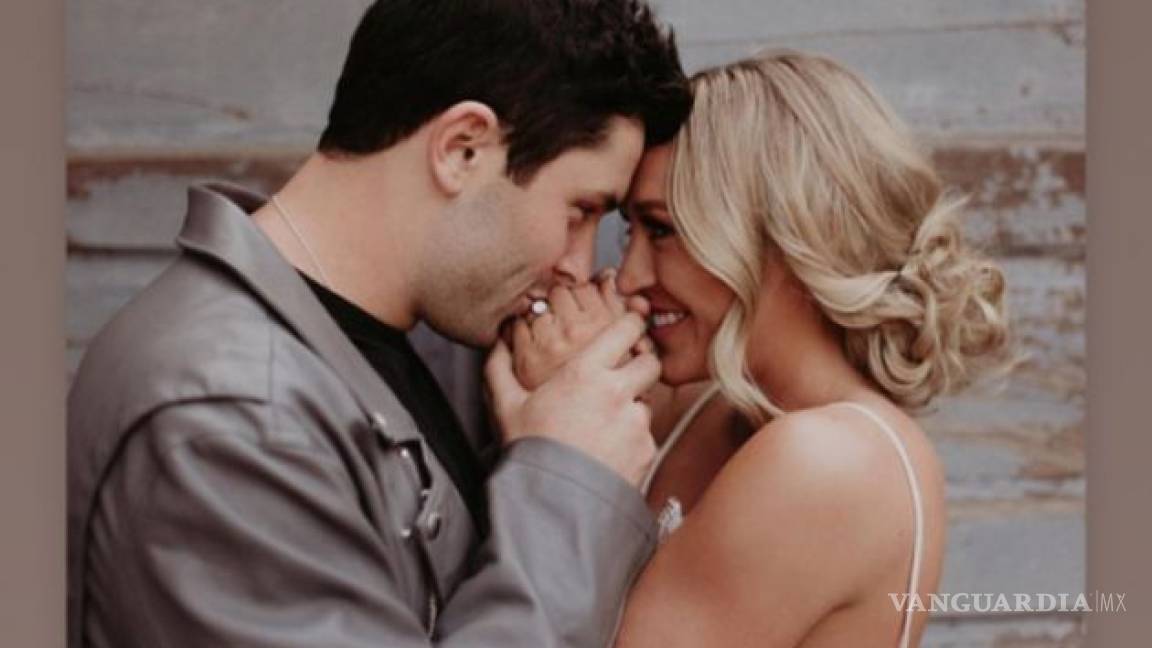 $!Baker Mayfield se casó el fin de semana