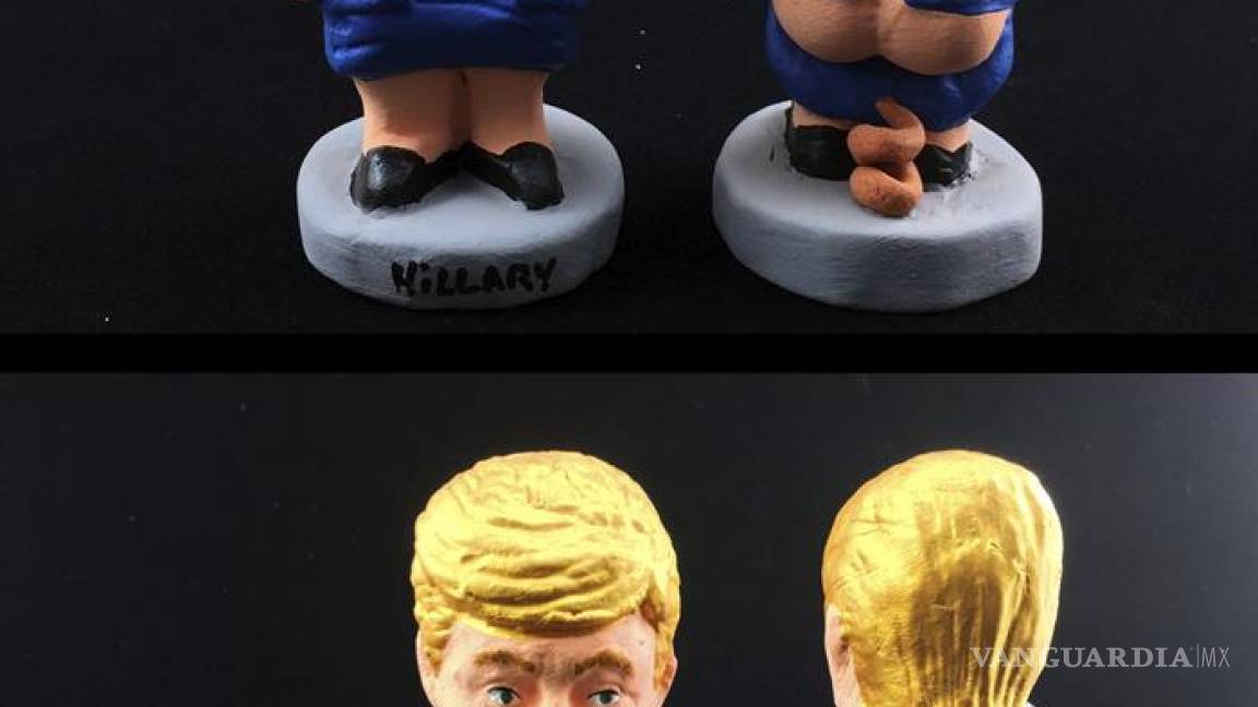 $!Hillary Clinton y Donald Trump ya tienen su figura de 'caganer'
