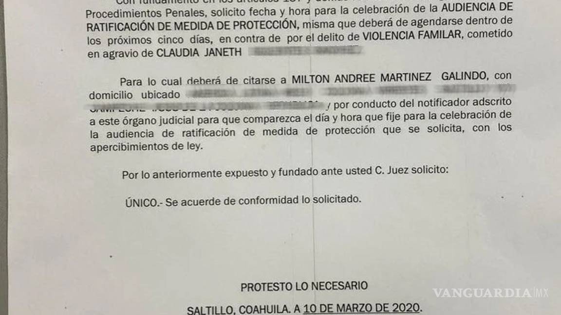 $!'Me quitó la custodia de mis hijos y se los llevan de mi casa'... esposa de Milton Andreé pide ayuda en redes sociales
