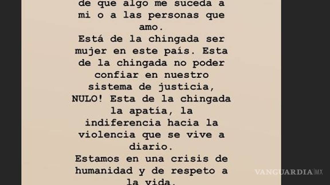 $!‘Que lo quemen todo, #JusticiaParaFátima’: Artistas exigen castigo para asesinos de la menor de 7 años