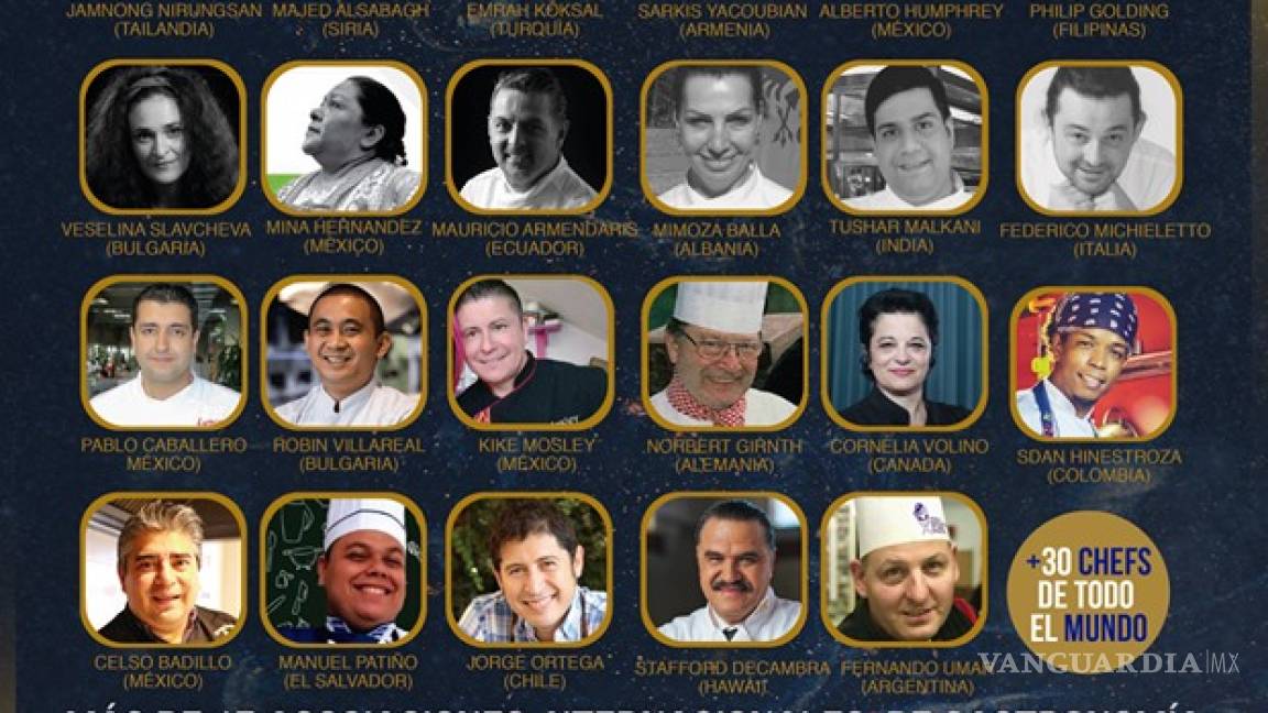 Inicia mañana en Torreón la 'Cumbre Mundial de Lideres Culinarios 2019'