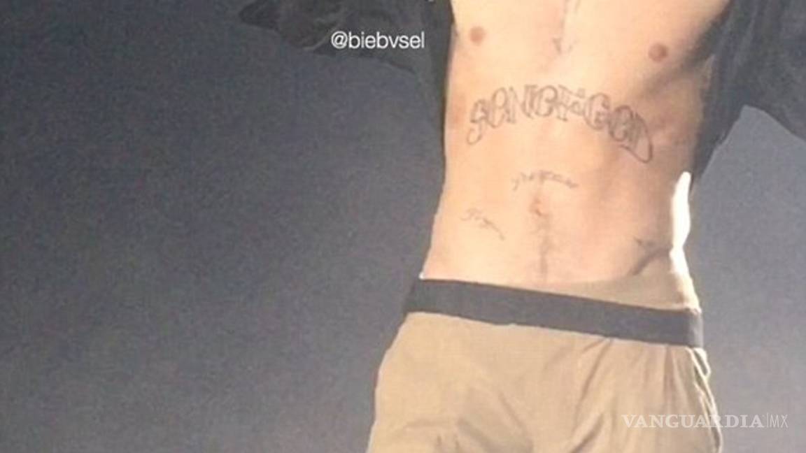 $!Este es el nuevo tatuaje de Justin Bieber