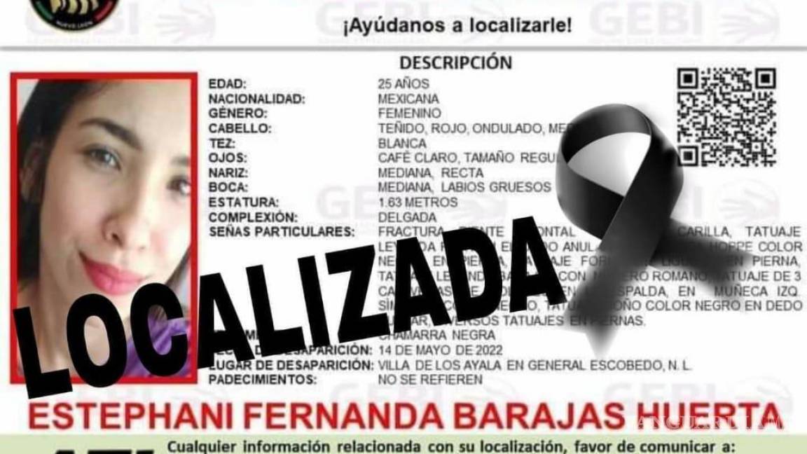 Localizan sin vida en Tijuana a joven desaparecida en Escobedo, NL
