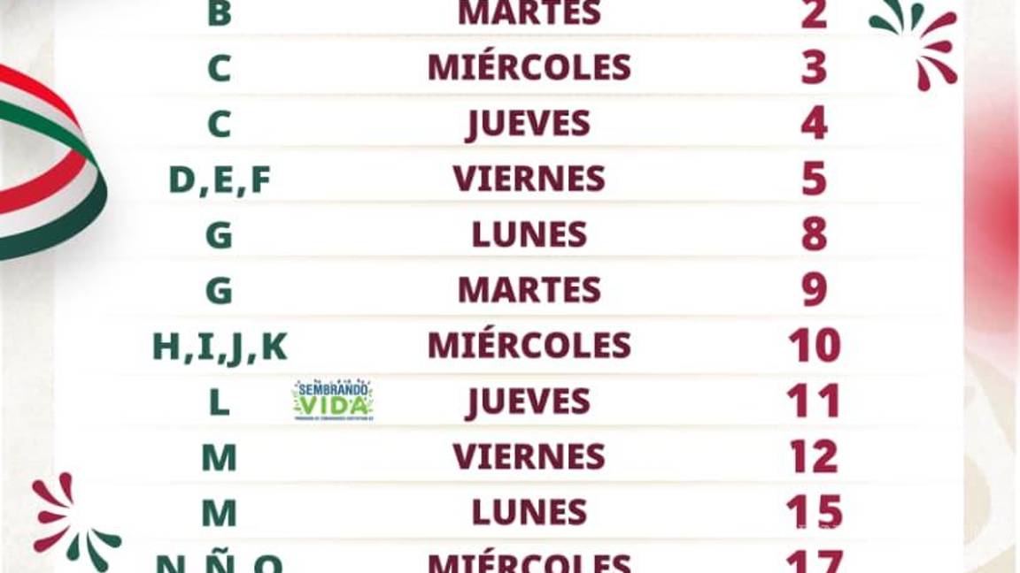 $!Pensión del Bienestar... ¡Ya hay calendario oficial de pagos de los 6 mil 200 pesos del bimestre septiembre-octubre!