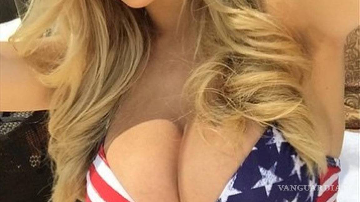 $!La sexy Lindsey Pelas podría ser la caddie más 'hot' de la historia del golf