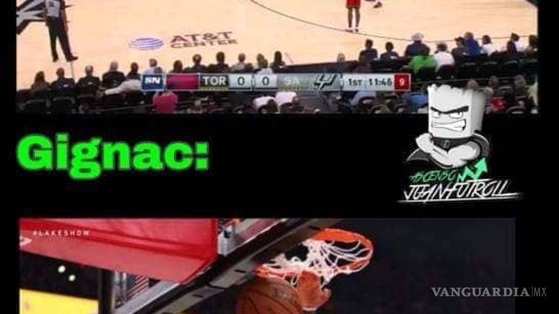 $!Juego de Raptors y Spurs se detiene en homenaje a Kobe y en redes se burlan de Tigres