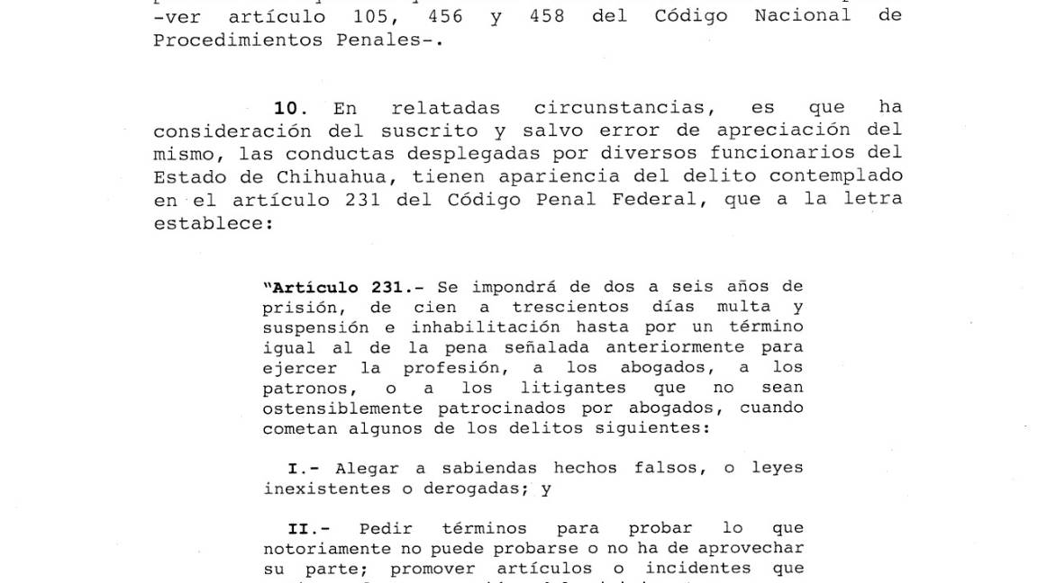 $!Alejandro Gutiérrez presenta denuncia contra Gobierno de Chihuahua por privación ilegal de la libertad