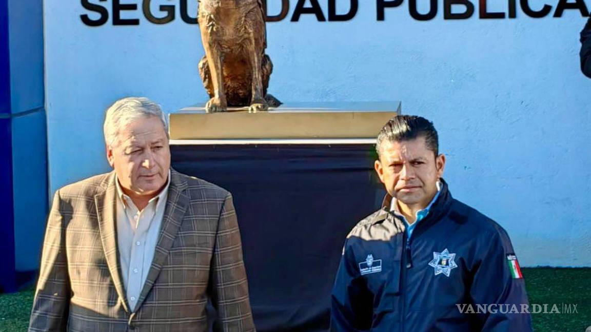 $!Miguel Ángel Garza Félix, Comisionado de Seguridad y Protección Ciudadana, destacó la labor de Sky, quien convivió con más de 90 mil niños y adolescentes a través de acciones de proximidad social.
