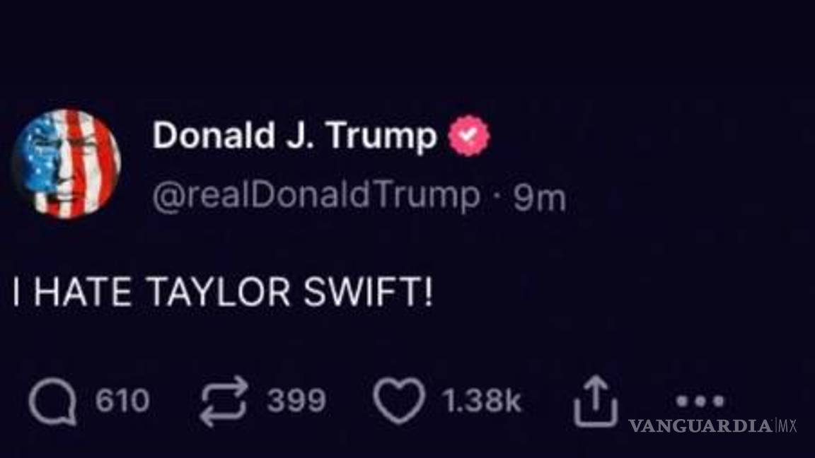$!¡La guerra está cantada! Expresa Donald Trump su odio a Taylor Swift y Kamala Harris sale a su defensa