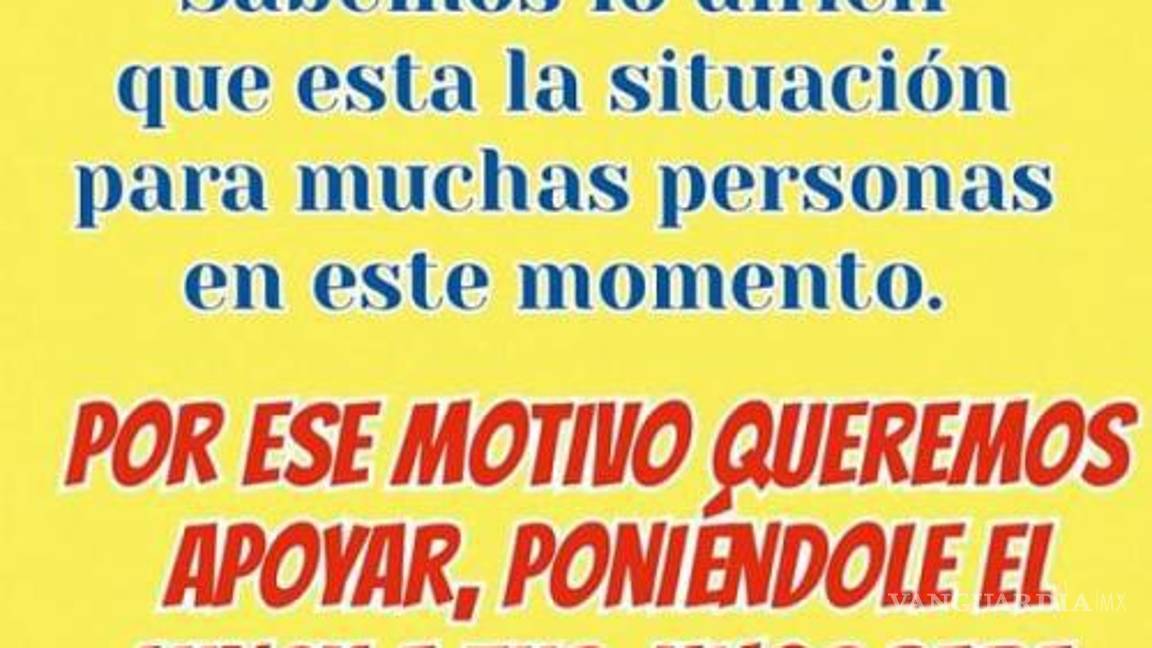 $!Negocios de Monclova regalan comida y brindan descuentos a trabajadores de AHMSA