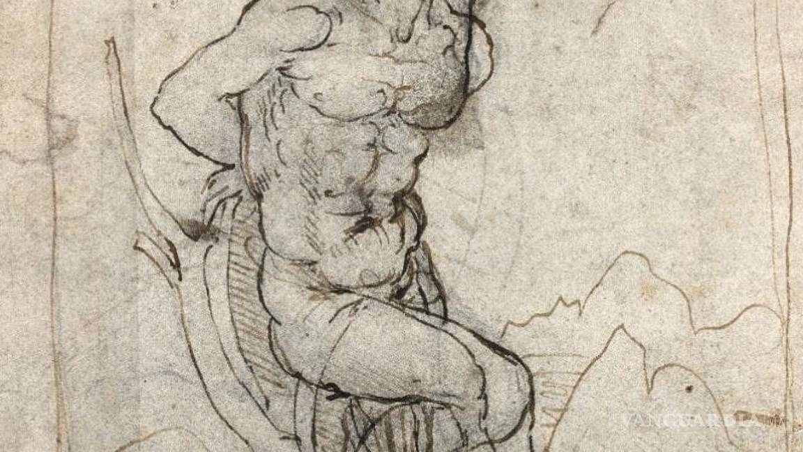 $!Muestran dibujo inédito de Da Vinci