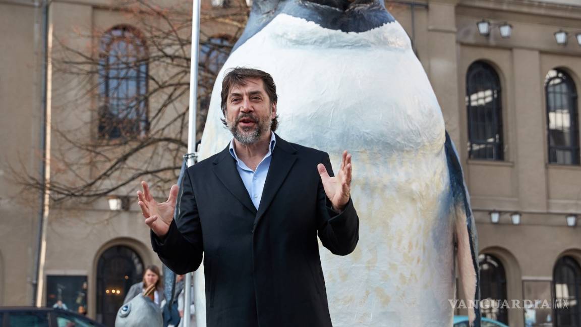 $!Promueve Bardem en Berlín protección del fondo marino de la Antártida