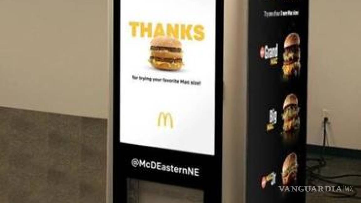 El cajero automático de Big Macs que regalará hamburguesas por un día