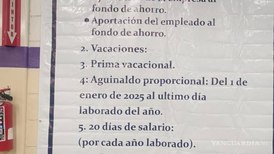 $!Se les está dejando en claro a los trabajadores, a qué tienen derecho.