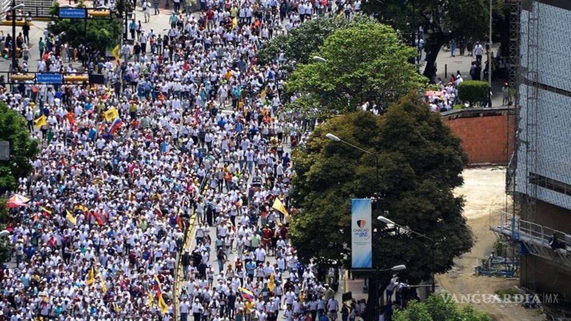 $!Fotos de la impresionante marcha en Caracas contra Maduro