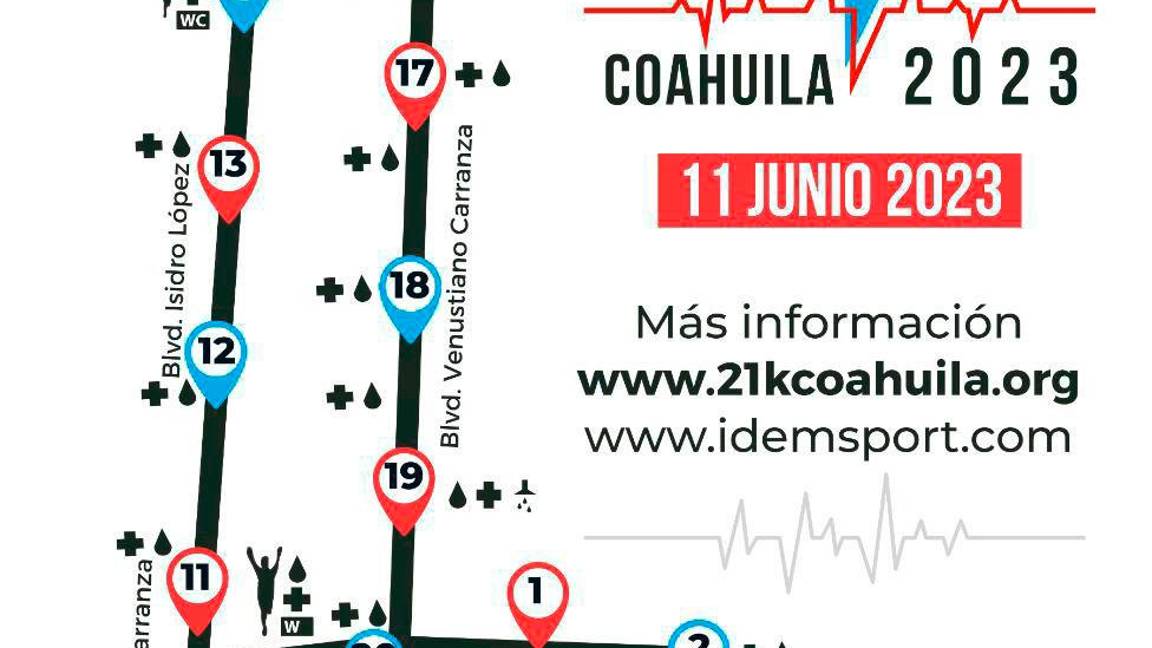 $!La ruta del 21K 2023 sufrirá cambios debido a la construcción del Paseo Capital en la Zona Centro.