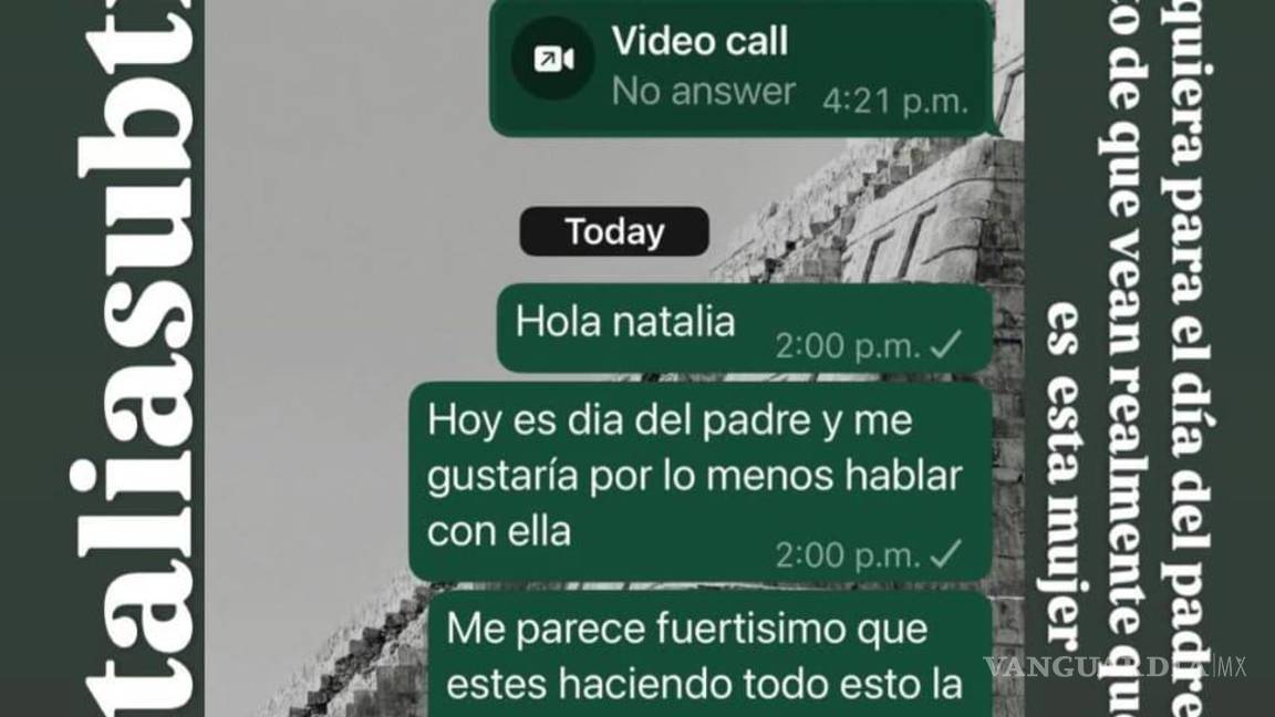 $!El actor publicó una captura de pantalla donde Subtil no responde a su petición de contacto con Mila.