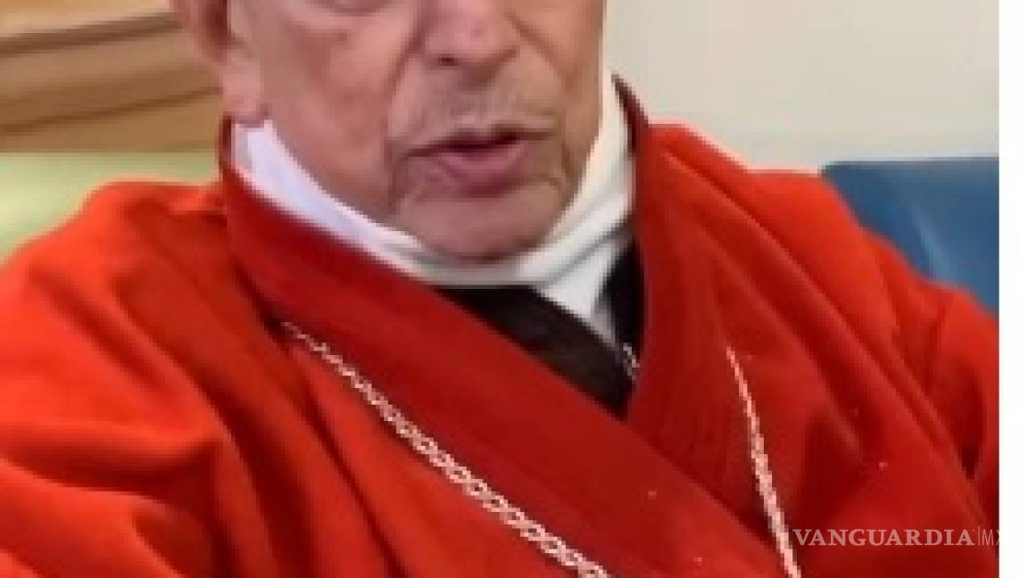 Reaparece obispo emérito de Saltillo, Francisco Villalobos, en un video