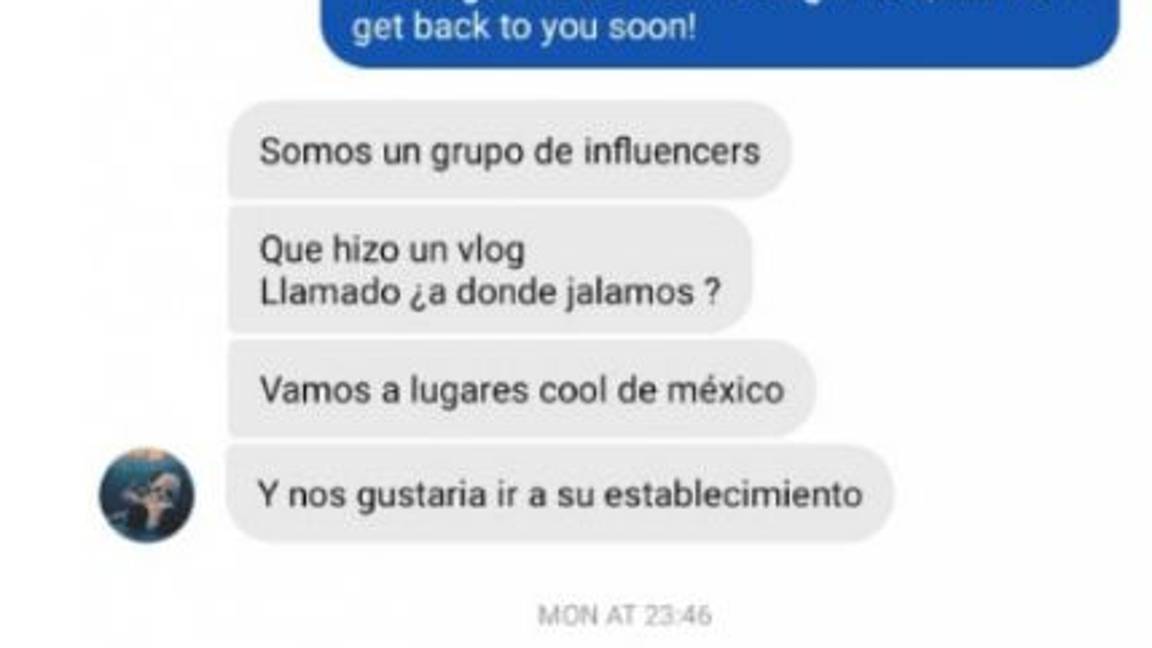 $!Exhiben a 'influencers' gorrones; restaurante de CDMX responde a 'youtuber' y se hace viral