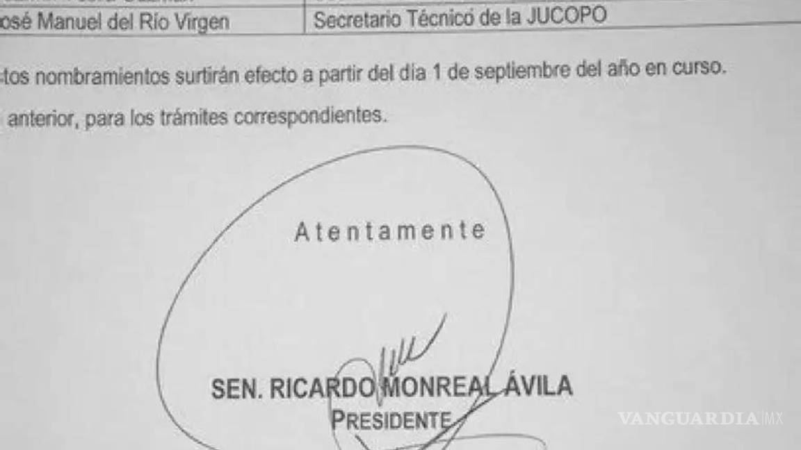 $!Monreal tiene a su sobrina como "aviadora" en el Senado y gana más que AMLO