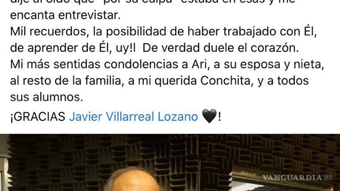 $!Fallece a los 83 años el escritor e historiador Javier Villarreal Lozano