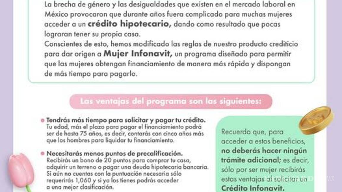 $!¿Eres mujer y trabajas? Así puedes obtener tu crédito Infonavit más fácil, rápido y sin trámites extras