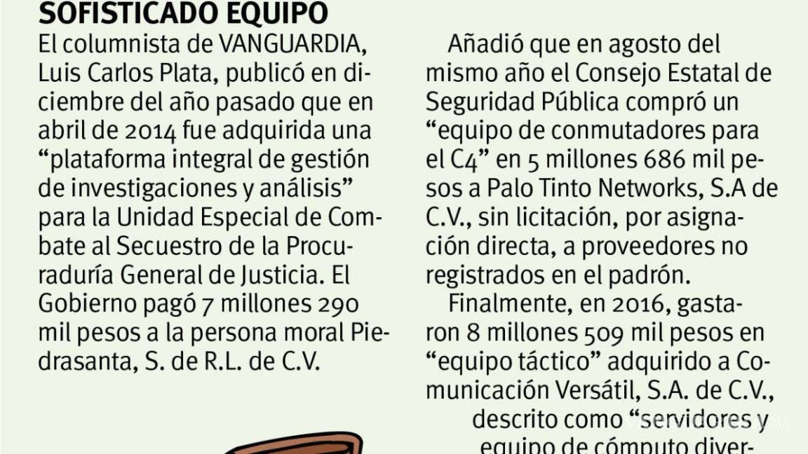 $!Desde 2005 existe el espionaje en Coahuila