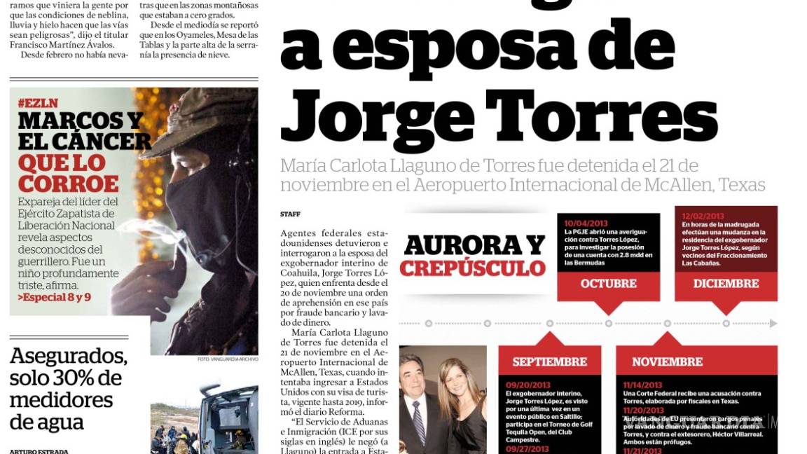 $!"Jorge Torres López va a ‘cantar’ todo; le tiene pavor a la cárcel; se siente traicionado”, dicen cercanos al exgobernador de Coahuila