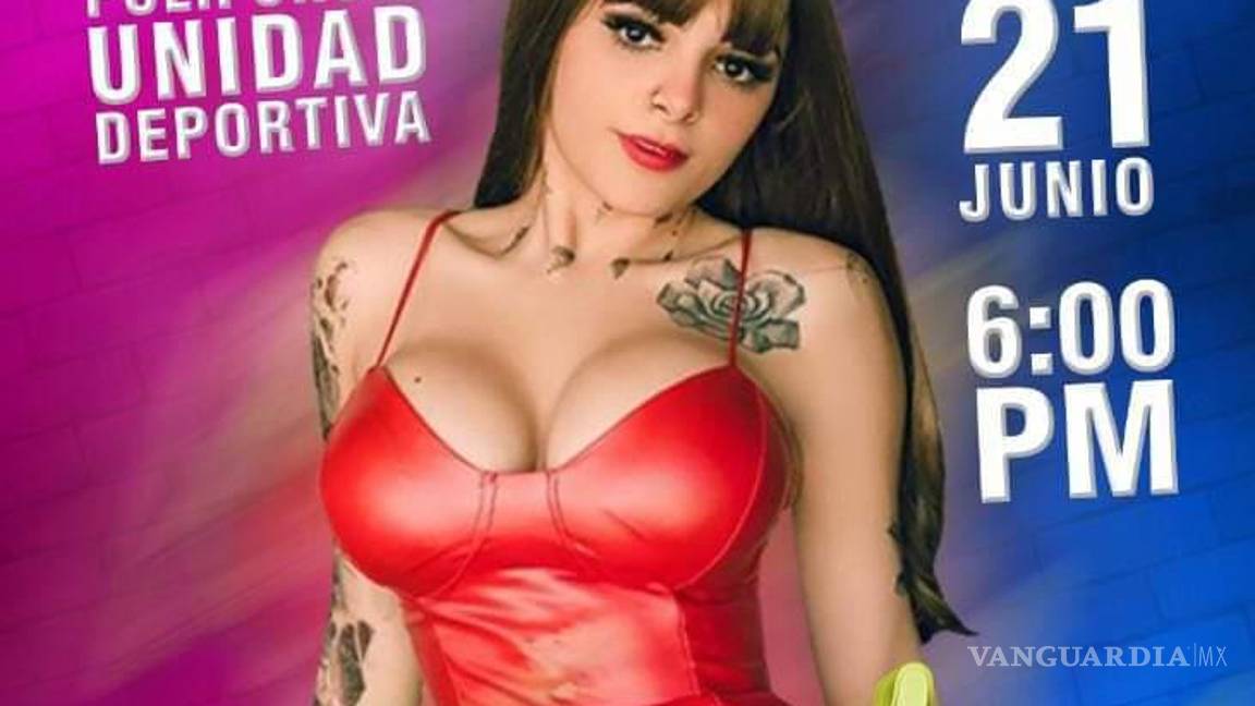 $!Escándalo: alcaldesa lleva a Karely Ruiz, escoltada por policías, a festejo del Día del Padre en Tamaulipas