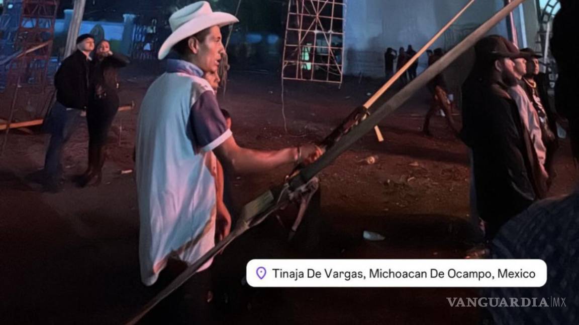 Con fuegos artificiales y banda en vivo rinden homenaje a “El Mencho”, líder del CJNG, en Tinaja de Vargas, Michoacán