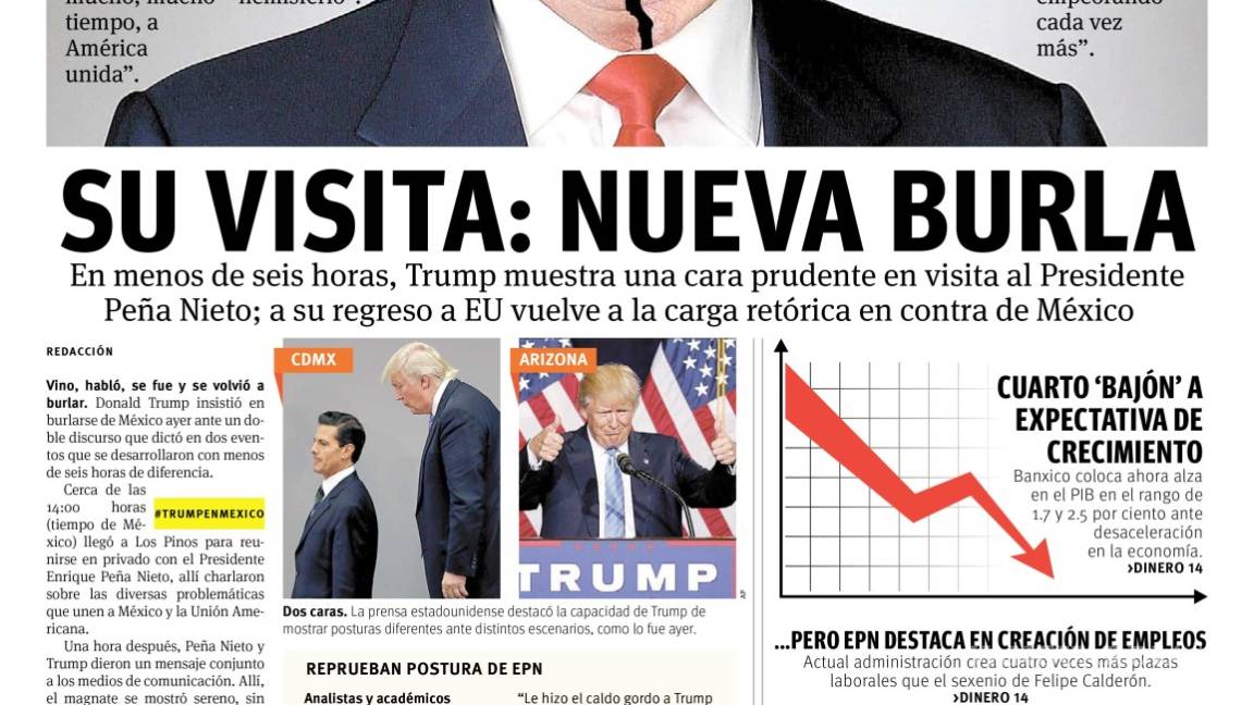 $!Alistan nuevo encuentro Trump-Peña Nieto para las próximas semanas