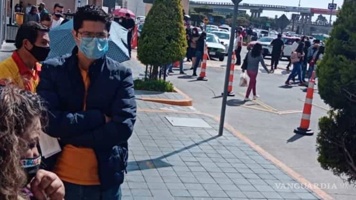 Desalojan centro comercial Galerías Pachuca por fuga de gas
