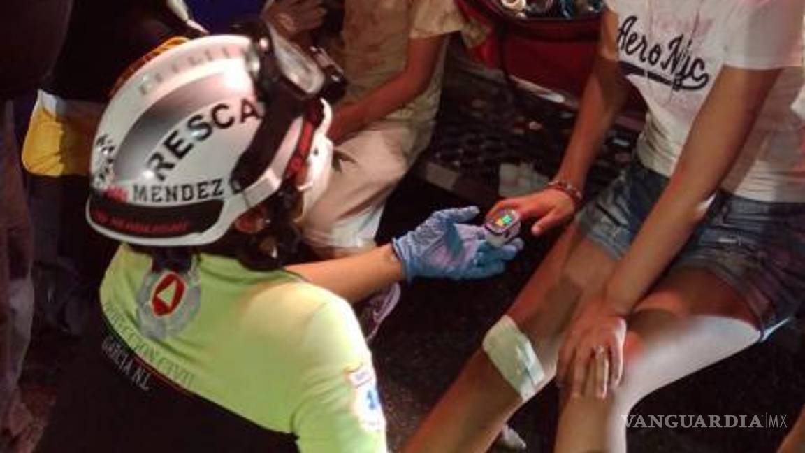 $!En el sitio fueron atendidas varias personas; sin embargo, otras tuvieron que ser trasladadas debido a las lesiones que presentaban.