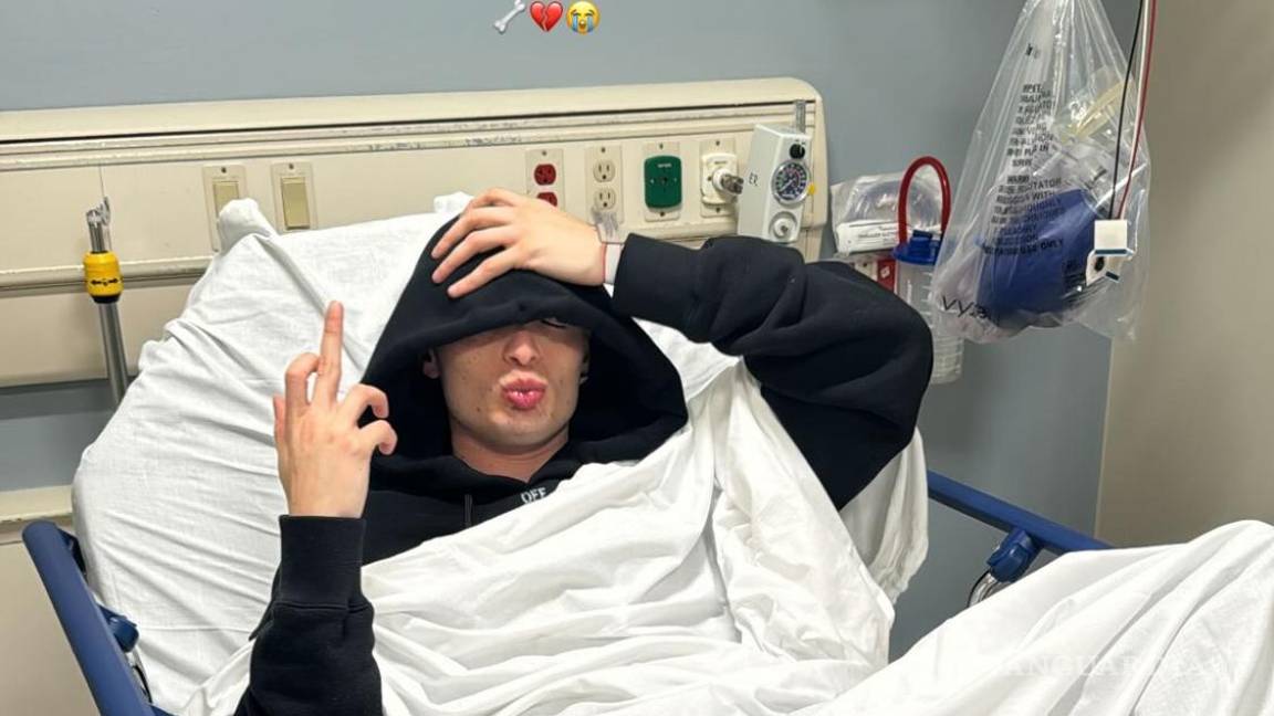 $!Peso Pluma sufre lesión durante concierto en The Governors Ball en NY, ¿Qué le pasó? (VIDEO)