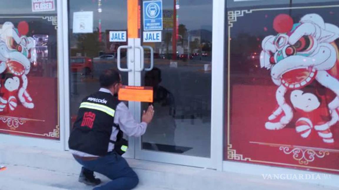 Cierran restaurante de comida china en Torreón por falta de higiene y riesgo para la salud