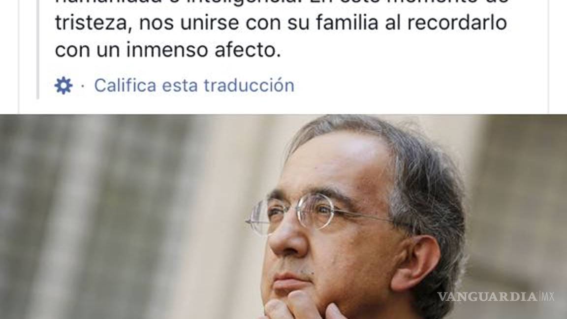 $!Recuerdan trabajadores de FCA Coahuila a Sergio Marchionne con inmenso afecto