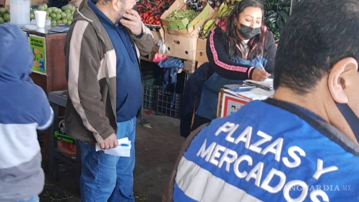 Autoridades de Torreón revisan protocolos sanitarios en centrales de abastos