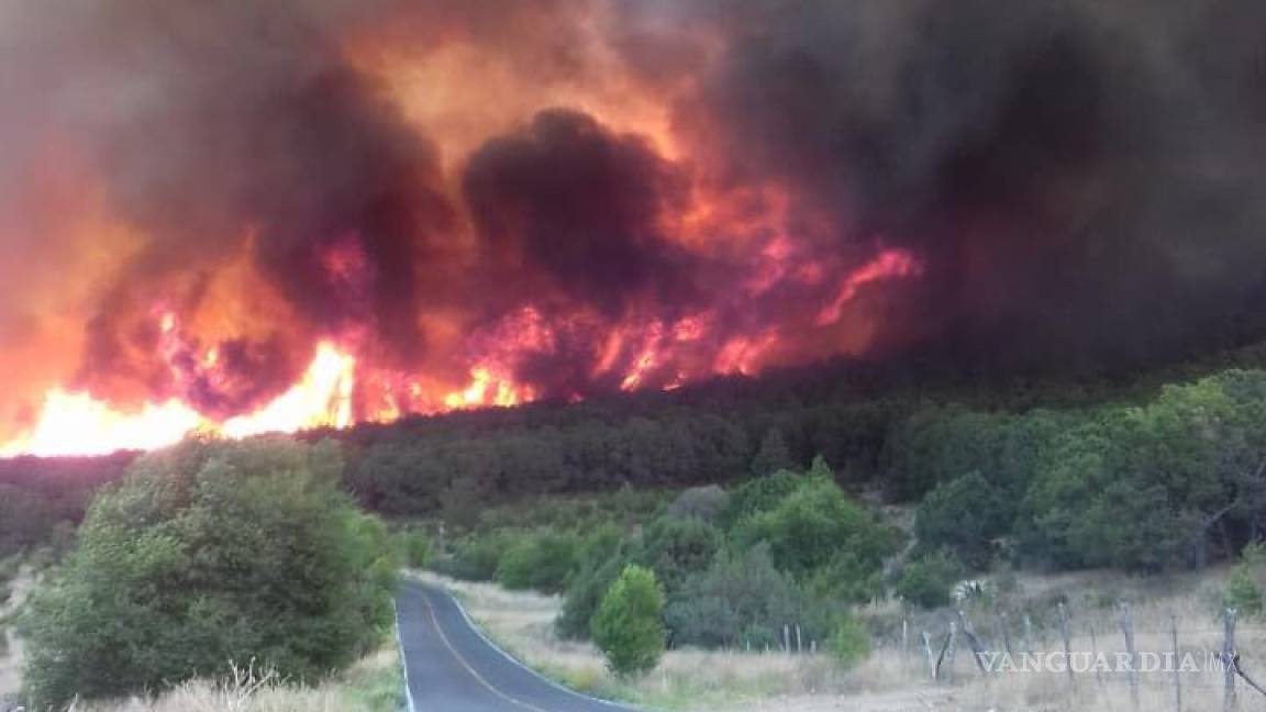 Corto circuito, posible causa del fuerte incendio en La Carbonera, Arteaga