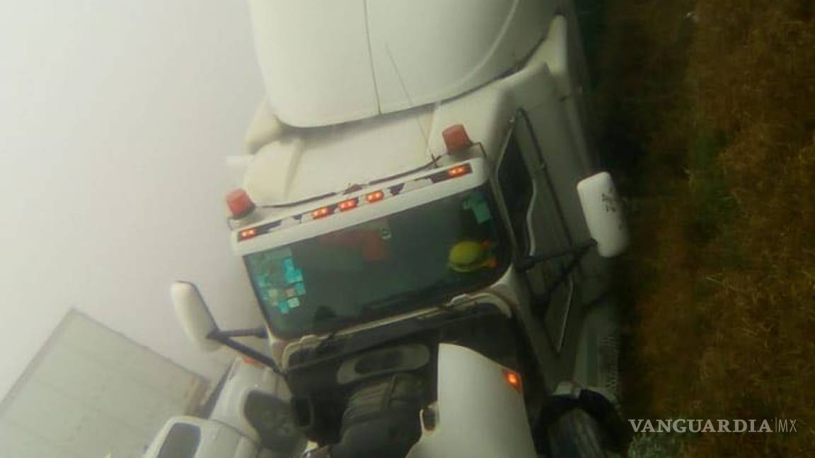 $!Accidentes paralizan la autopista Monterrey-Saltillo