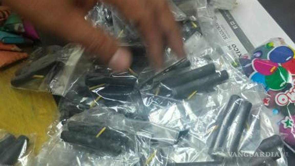 $!Los artefactos asegurados serán destruidos por la Sedena.